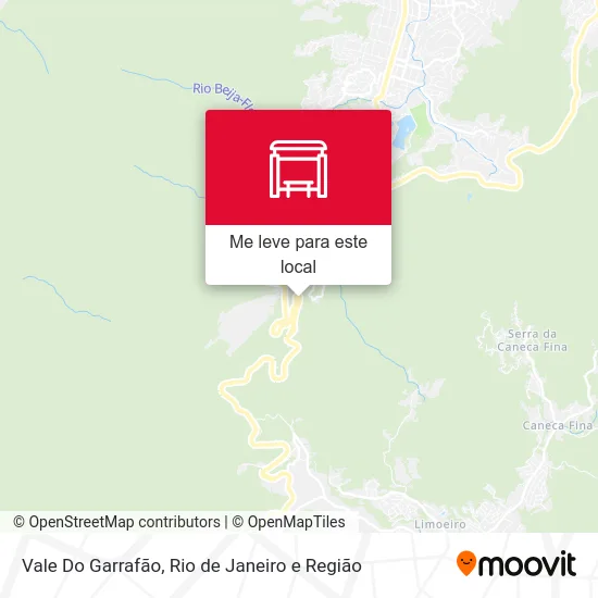 Vale Do Garrafão mapa