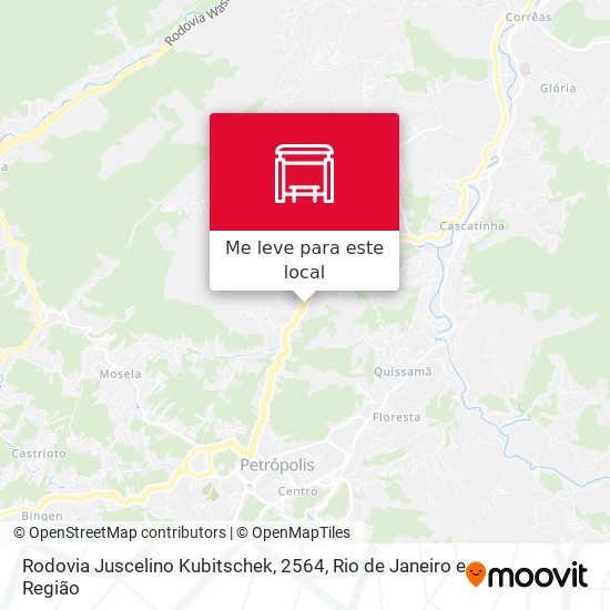 Rodovia Juscelino Kubitschek, 2564 mapa