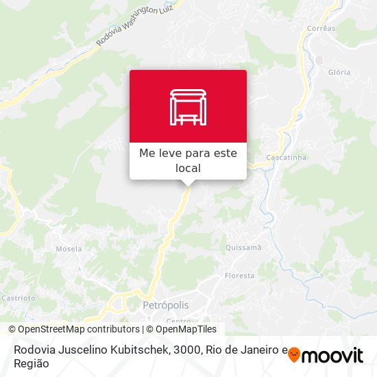 Rodovia Juscelino Kubitschek, 3000 mapa