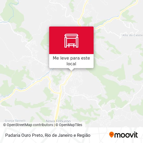 Padaria Ouro Preto mapa