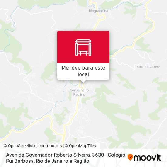 Avenida Governador Roberto Silveira, 3630 | Colégio Rui Barbosa mapa
