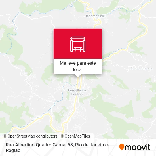 Rua Albertino Quadro Gama, 58 mapa