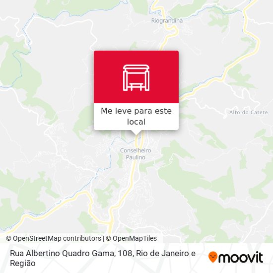 Rua Albertino Quadro Gama, 108 mapa