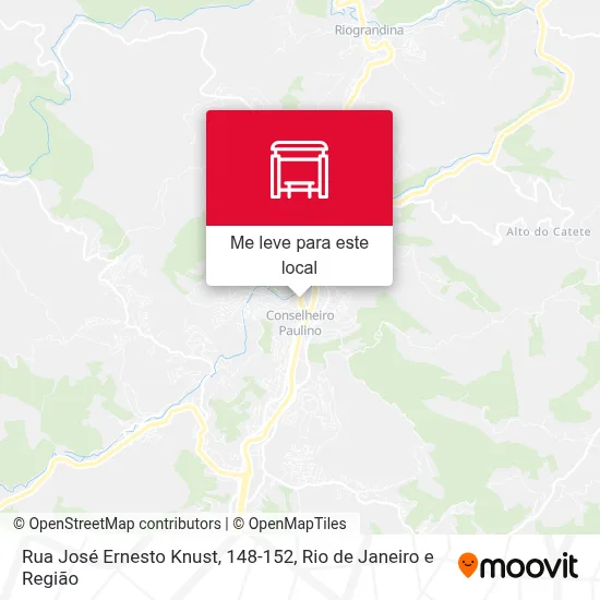 Rua José Ernesto Knust, 148-152 mapa
