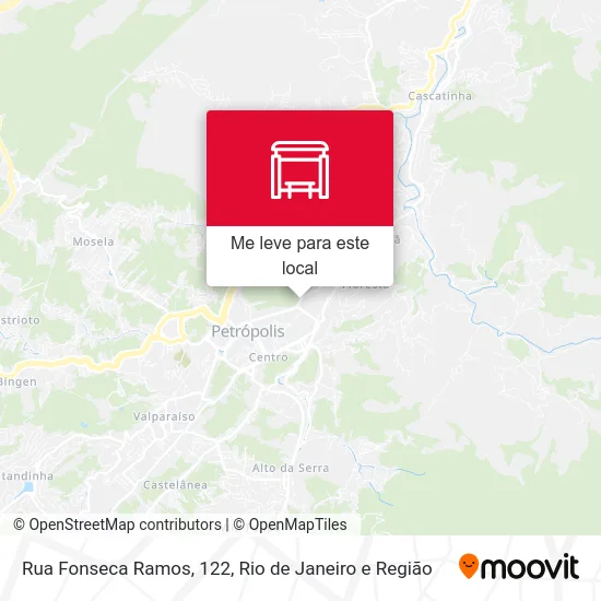 Rua Fonseca Ramos, 122 mapa