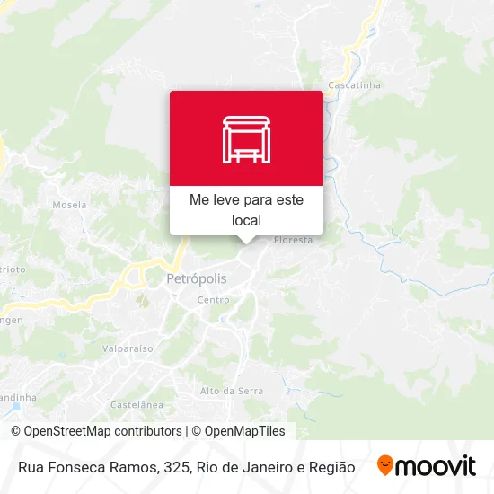 Rua Fonseca Ramos, 325 mapa