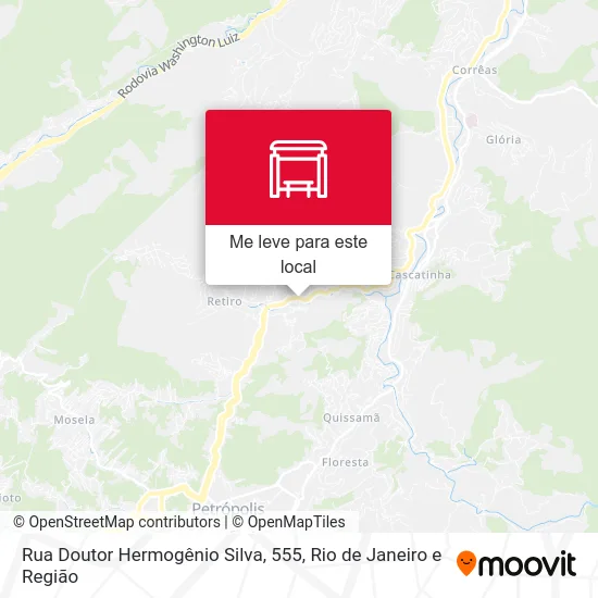 Rua Doutor Hermogênio Silva, 555 mapa