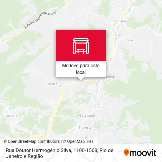 Rua Doutor Hermogênio Silva, 1100-1568 mapa