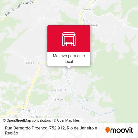 Rua Bernardo Proença, 752-912 mapa