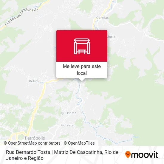 Rua Bernardo Tosta | Matriz De Cascatinha mapa