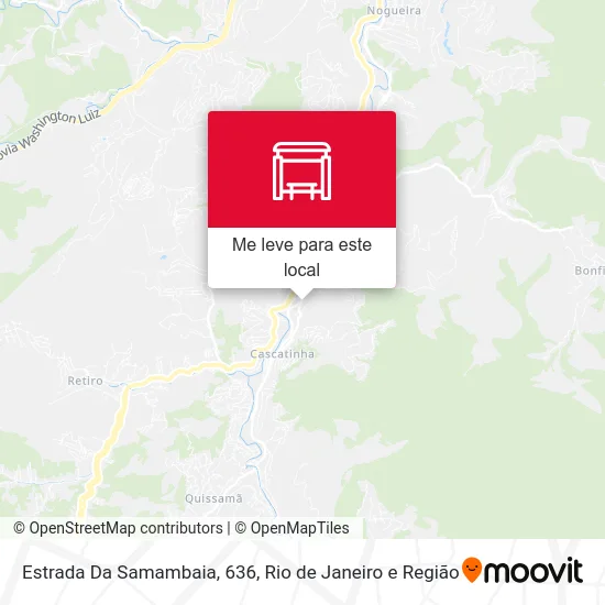 Estrada Da Samambaia, 636 mapa