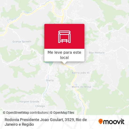 Rodovia Presidente Joao Goulart, 3529 mapa