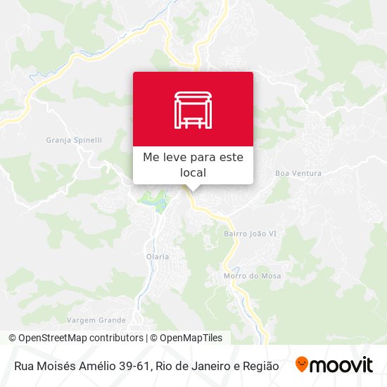 Rua Moisés Amélio 39-61 mapa