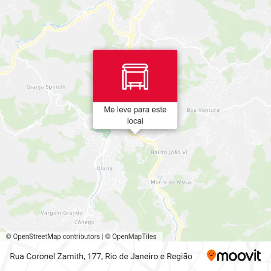 Rua Coronel Zamith, 177 mapa