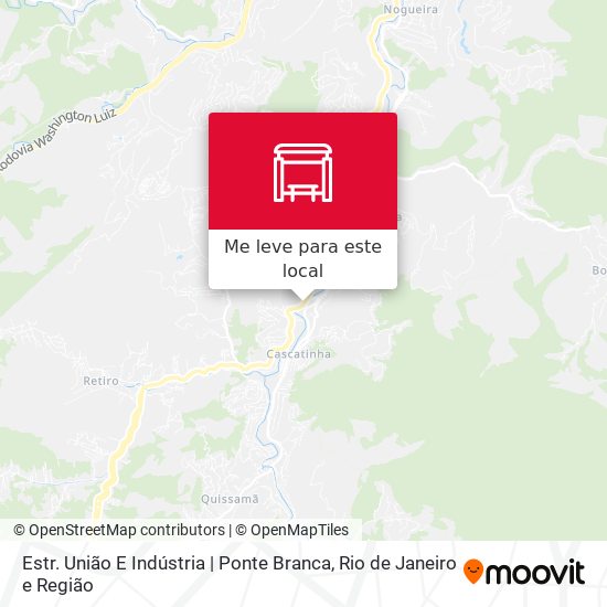 Estr. União E Indústria | Ponte Branca mapa