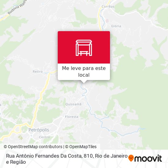 Rua Antônio Fernandes Da Costa, 810 mapa