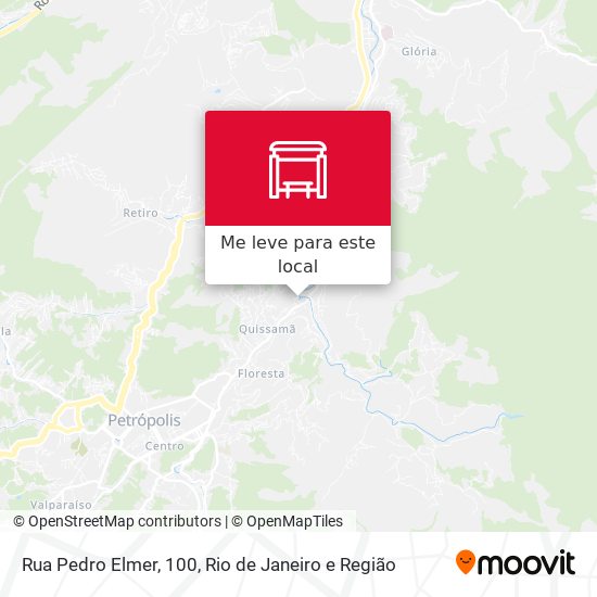 Rua Pedro Elmer, 100 mapa