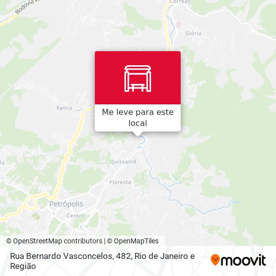 Rua Bernardo Vasconcelos, 482 mapa
