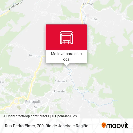 Rua Pedro Elmer, 700 mapa