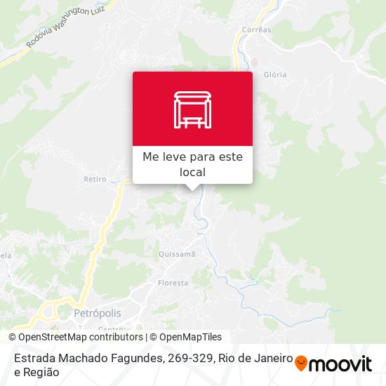 Estrada Machado Fagundes, 269-329 mapa
