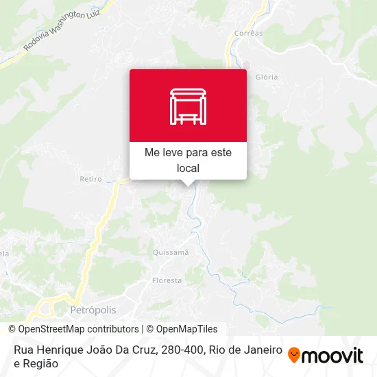 Rua Henrique João Da Cruz, 280-400 mapa