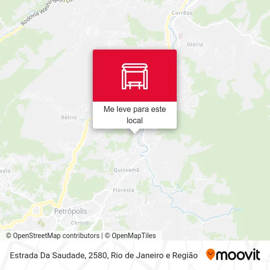 Estrada Da Saudade, 2580 mapa