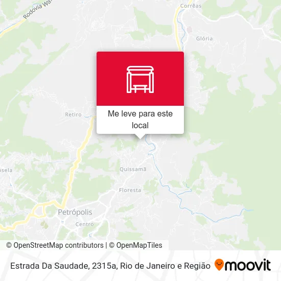 Estrada Da Saudade, 2315a mapa