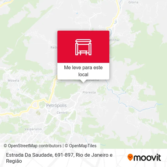 Estrada Da Saudade, 691-897 mapa