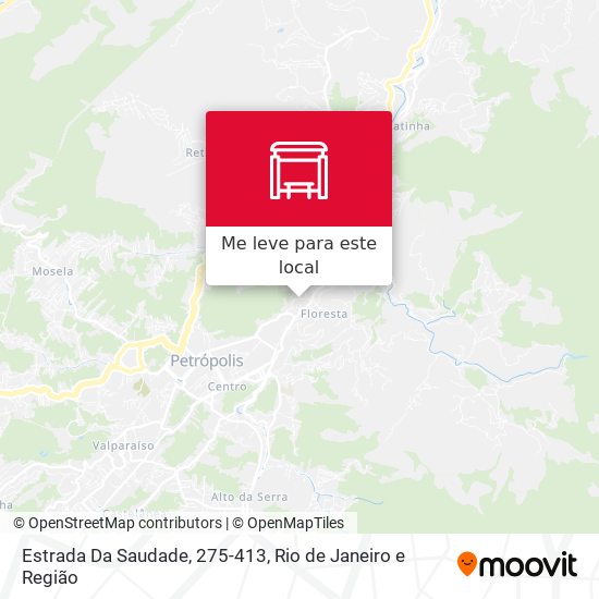 Estrada Da Saudade, 275-413 mapa