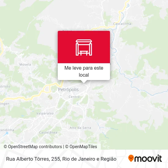 Rua Alberto Tôrres, 255 mapa
