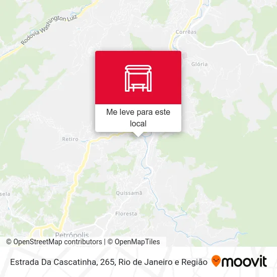 Estrada Da Cascatinha, 265 mapa
