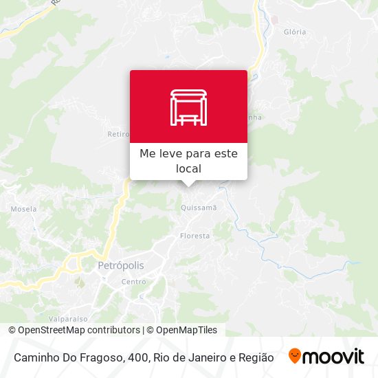 Caminho Do Fragoso, 400 mapa