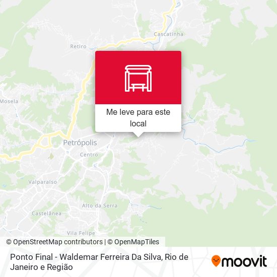 Ponto Final - Waldemar Ferreira Da Silva mapa