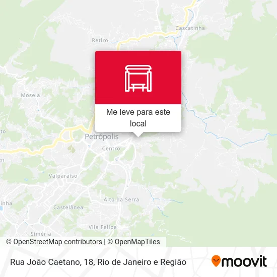 Rua João Caetano, 18 mapa