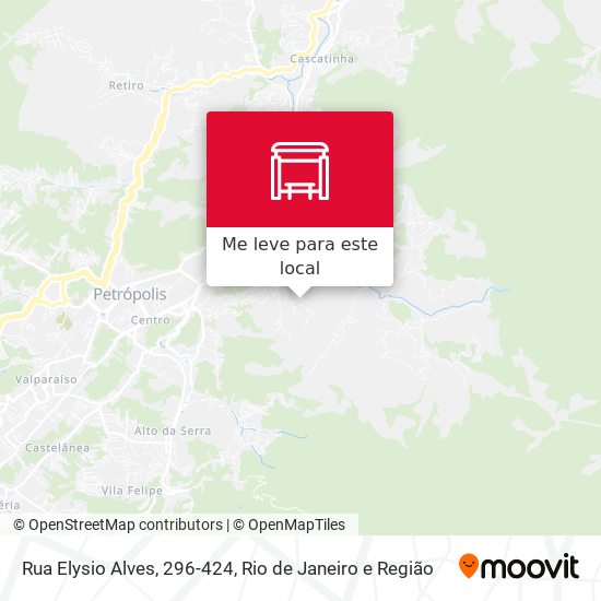 Rua Elysio Alves, 296-424 mapa