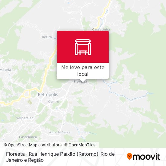 Floresta - Rua Henrique Paixão (Retorno) mapa