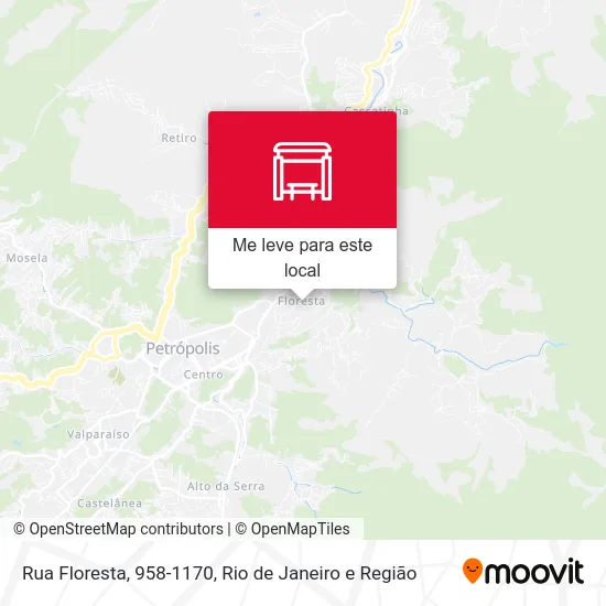 Rua Floresta, 958-1170 mapa