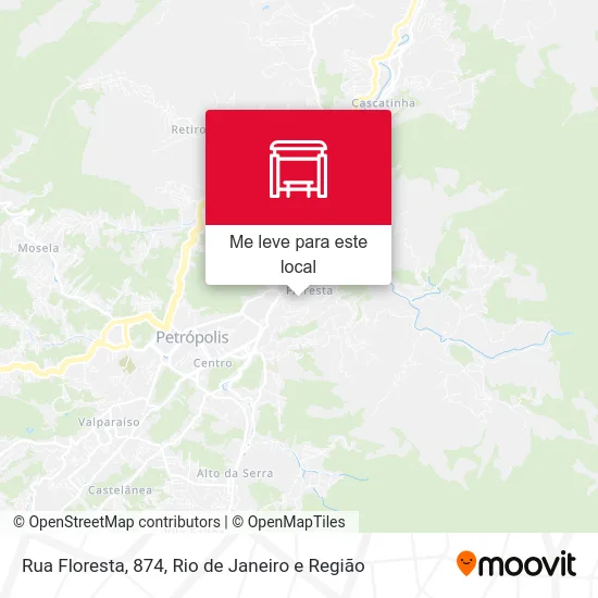 Rua Floresta, 874 mapa