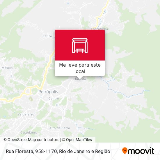 Rua Floresta, 958-1170 mapa