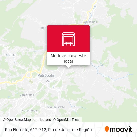 Rua Floresta, 612-712 mapa