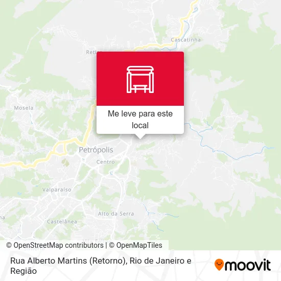 Rua Alberto Martins (Retorno) mapa