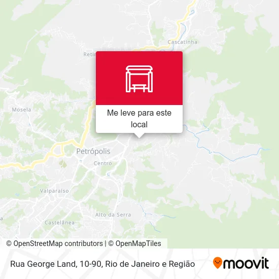 Rua George Land, 10-90 mapa