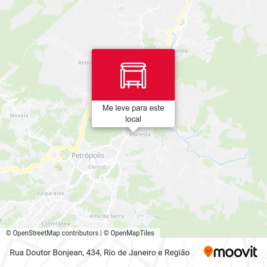 Rua Doutor Bonjean, 434 mapa
