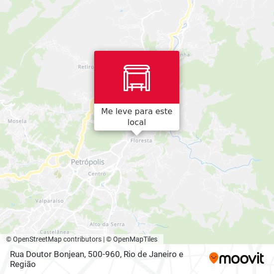 Rua Doutor Bonjean, 500-960 mapa