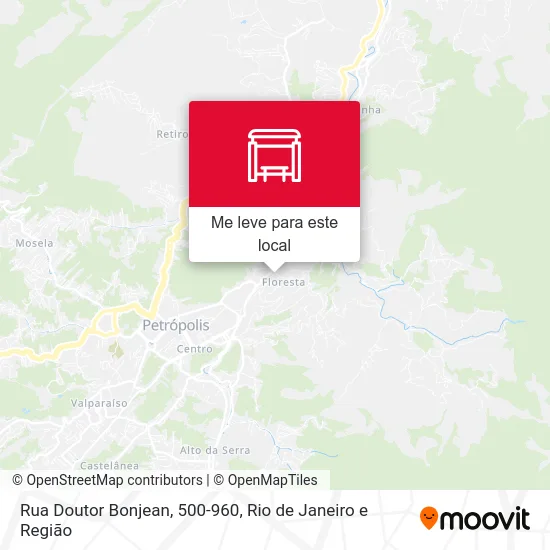 Rua Doutor Bonjean, 500-960 mapa