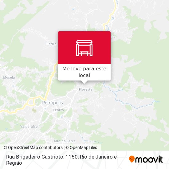Rua Brigadeiro Castrioto, 1150 mapa
