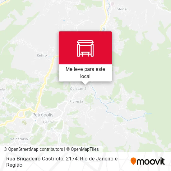 Rua Brigadeiro Castrioto, 2174 mapa