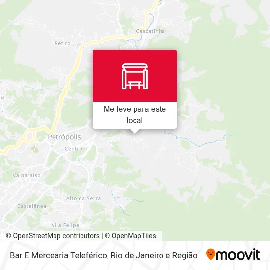 Bar E Mercearia Teleférico mapa