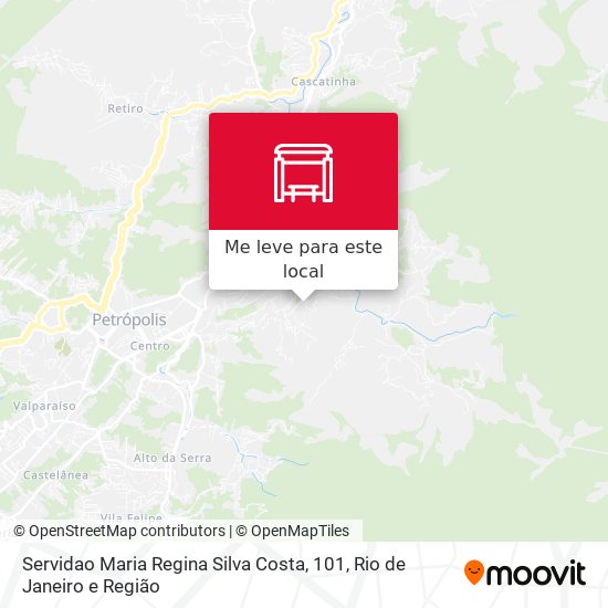 Servidao Maria Regina Silva Costa, 101 mapa