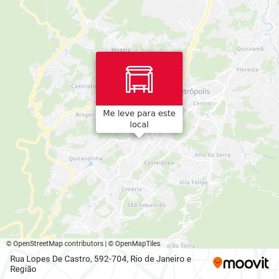 Rua Lopes De Castro, 592-704 mapa